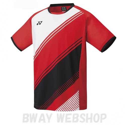 【OUTLET】ヨネックス YONEX メンズ ゲームシャツ（フィットスタイル）10395 ルビーレッド（338）バドミントン ソフトテニス テニス ウェア