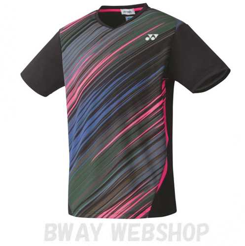 【OUTLET】YONEX Uni ゲームシャツ（フィットスタイル）10372 ブラック（007）