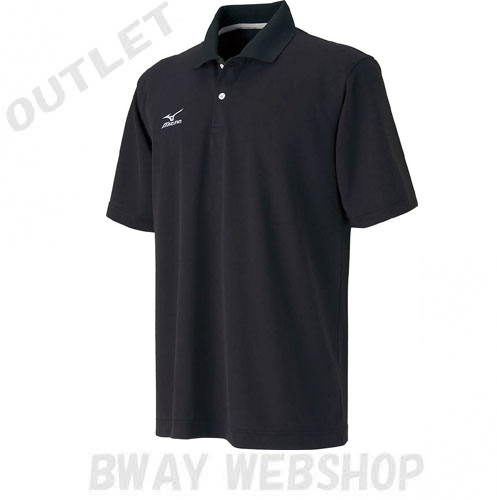 【OUTLET】MIZUNO Uni ポロシャツ A75HM13009 ブラック