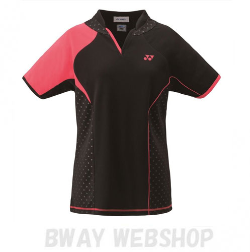 【OUTLET】YONEX ジュニア GIRL ゲームシャツ 20443J ブラック（007）