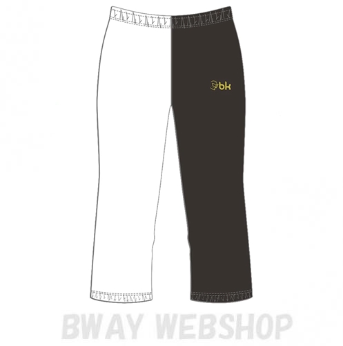 blackknight Uni 6分丈パンツ S-1388 ホワイトブラック