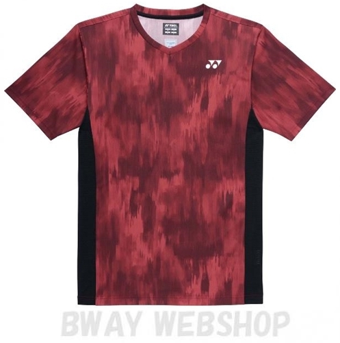 ヨネックス YONEX UNI ゲームシャツ 10741 ディープレッド（404）